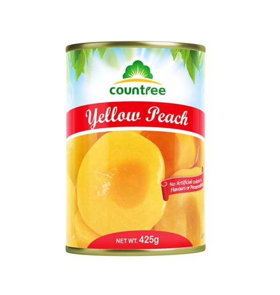  425g黃桃鐵罐