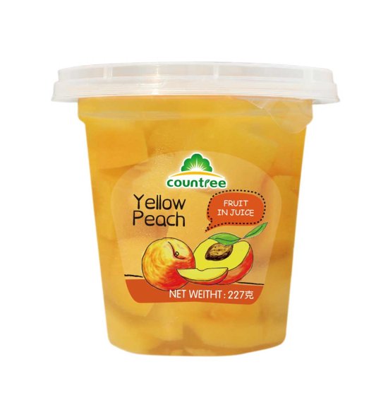 8盎司黃桃果杯