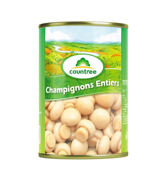 整顆蘑菇罐頭