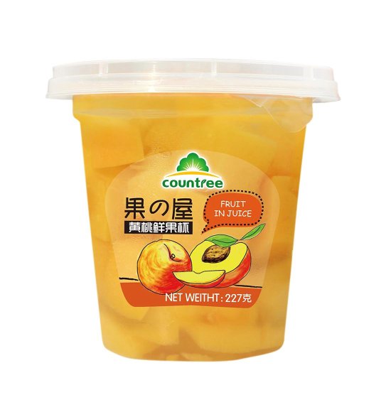 8盎司桃丁果杯